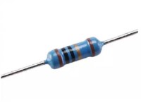 Leaded metal film resistor
